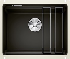 Кухонная мойка BLANCO ETAGON 500-U PuraPlus (керамика) чёрный