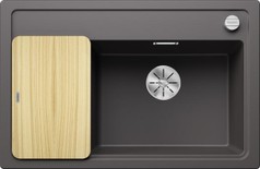 Кухонная мойка Blanco ZENAR XL 6S Compact тёмная скала (доска в комплекте)